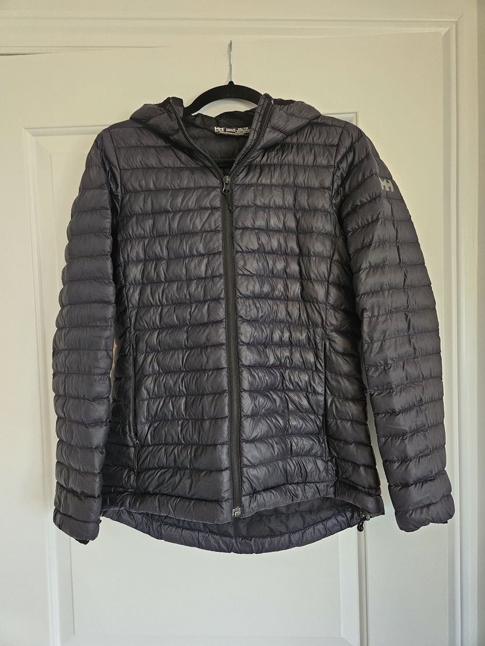 Helly Hansen Lightweight Quilted Hooded Puff Jacket - Black
